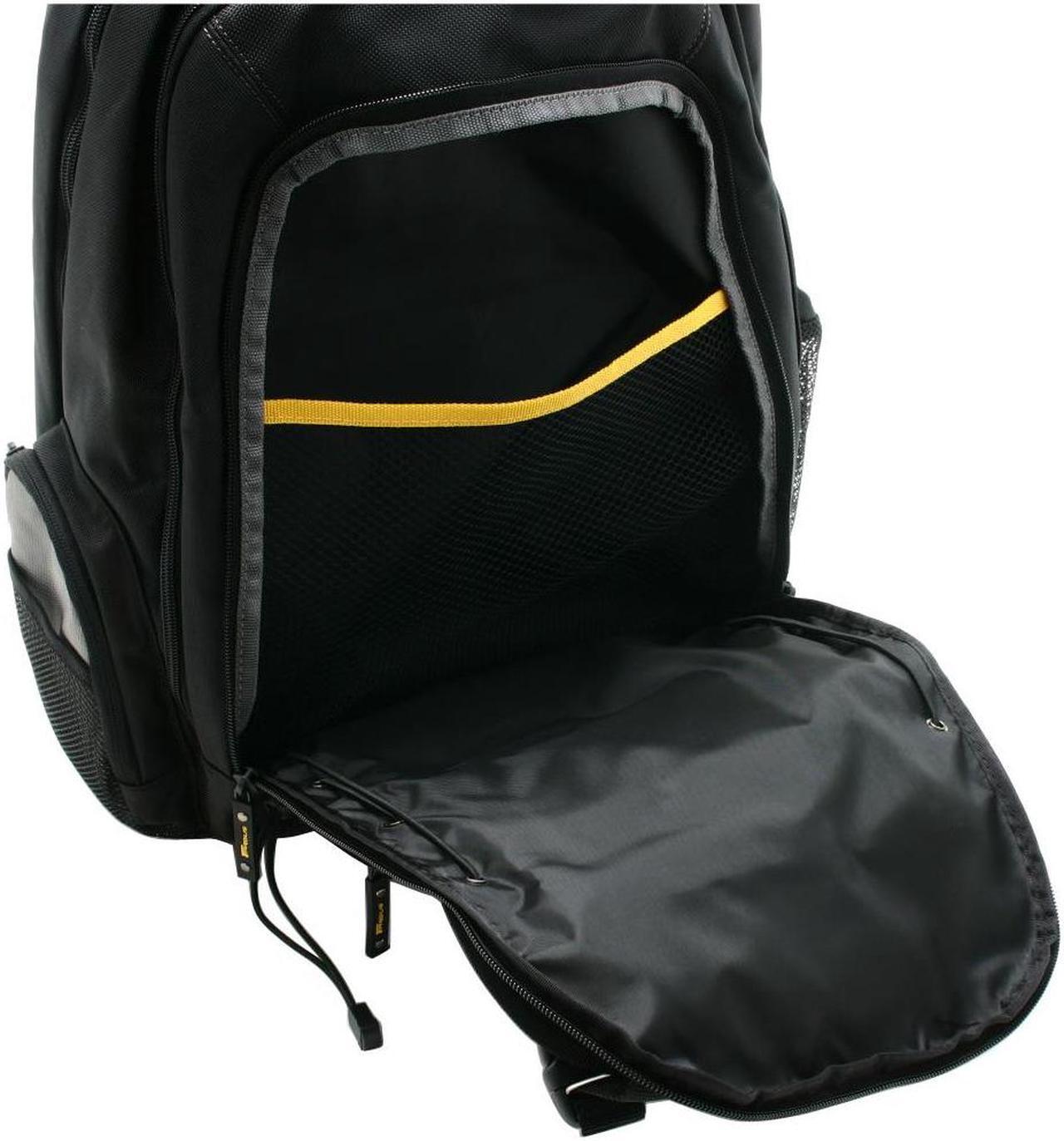 Alt view image 12 of 18 - Targus Backpack 16" City Gear, Blk/ Yel, TCG650