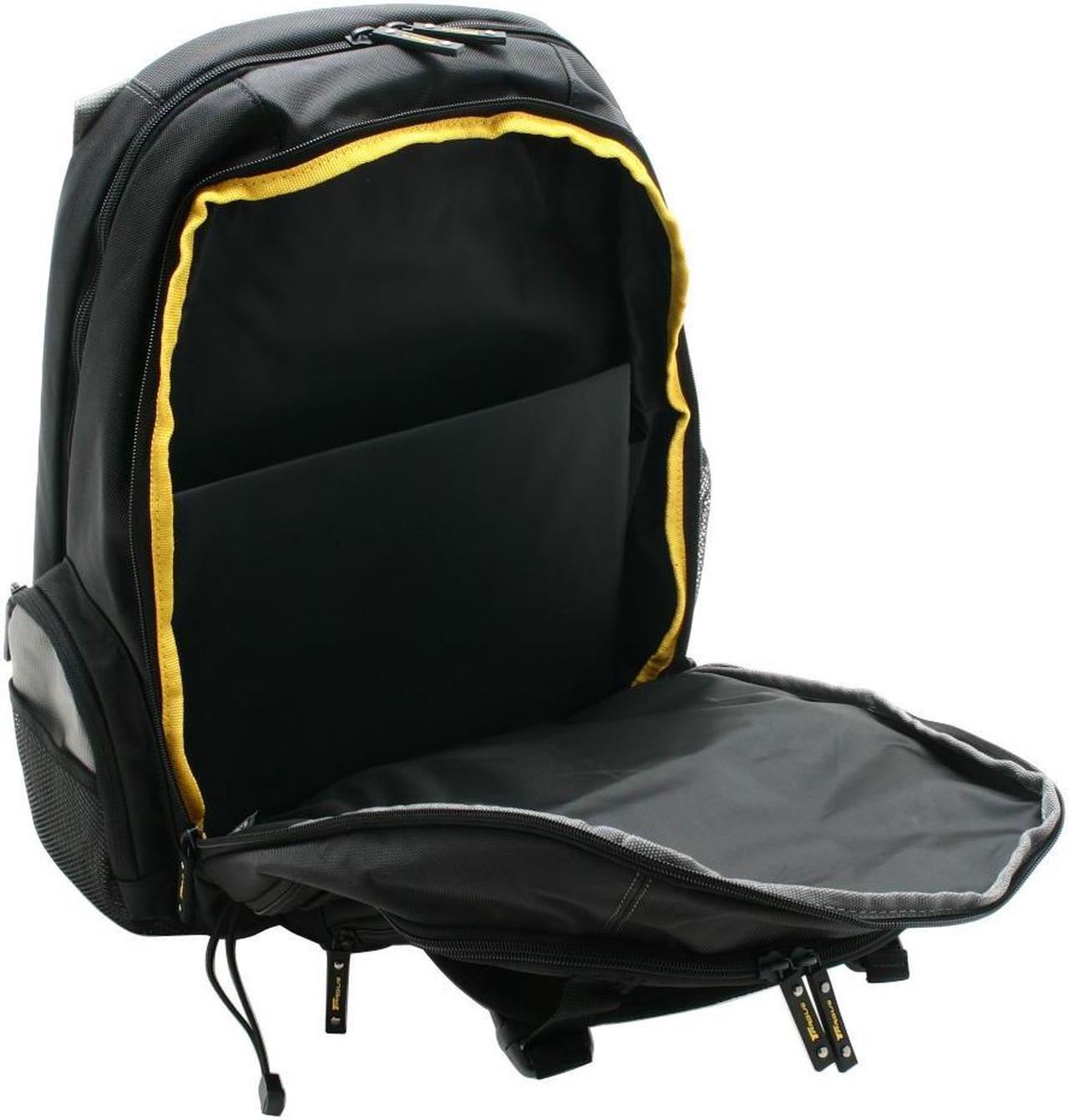 Alt view image 13 of 18 - Targus Backpack 16" City Gear, Blk/ Yel, TCG650