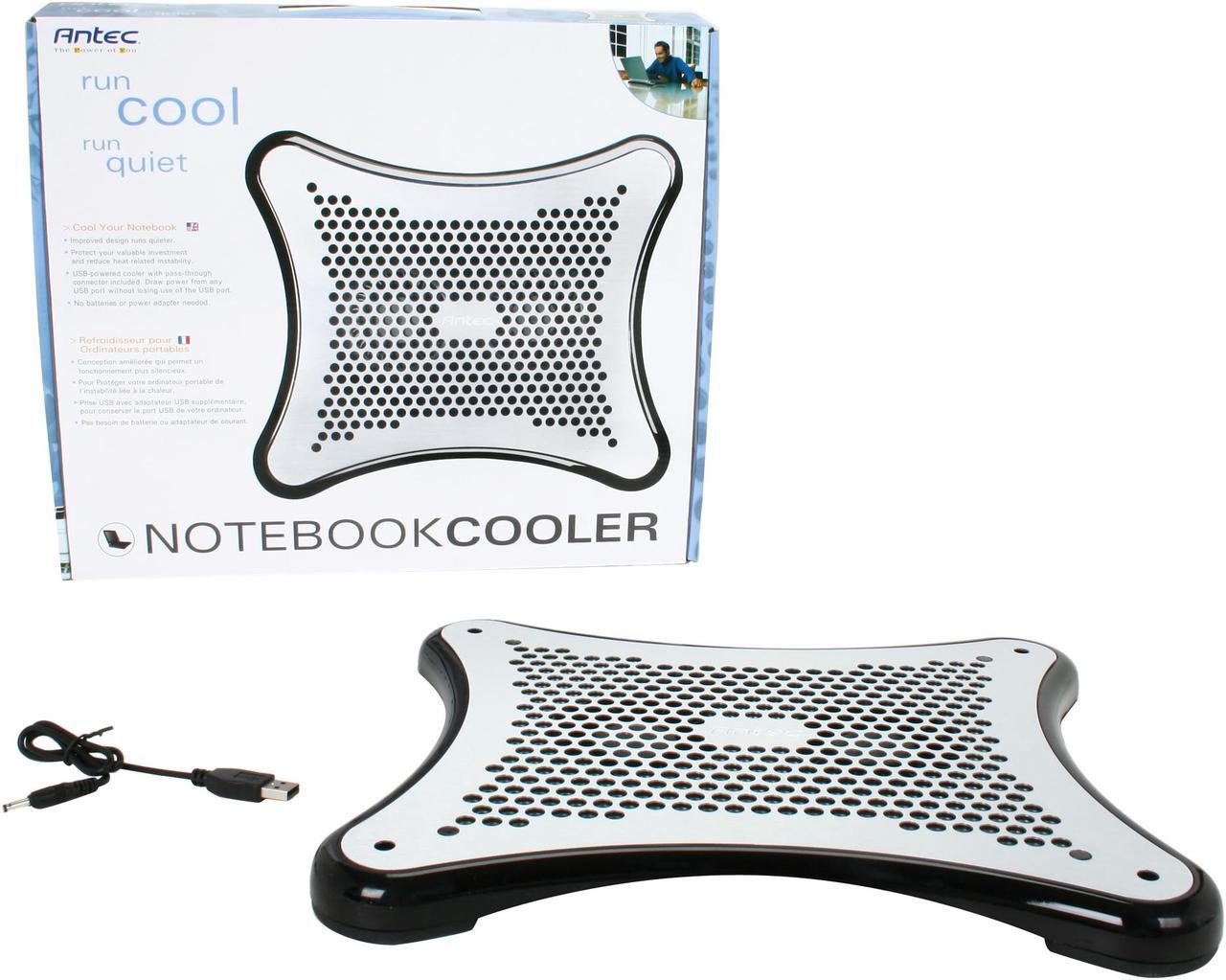 Alt view image 6 of 6 - Antec Notebook Cooling System (Black) NOTEBOOKCOOLER
