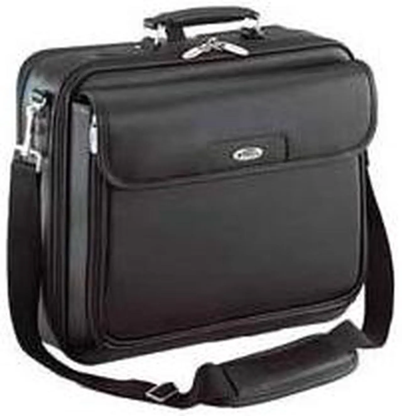 Main image of Targus Clamshell 15.4" Traditional Leather Laptop Case, Blk, CLN5