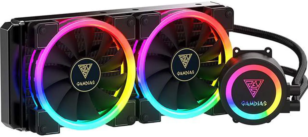 Main image of GAMDIAS CHIONE M2-240 GD-CHIONE M2-240R 240mm AIO CPU Liquid Cooler