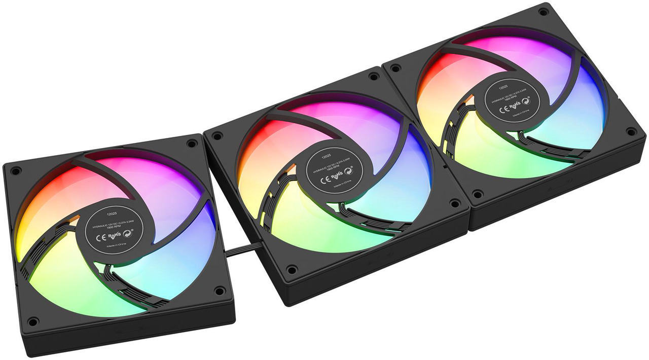 Open Box: GAMDIAS CHIONE E4 360mm V2 AIO CPU Cooler & ARGB Liquid Cooler with Digital Display, 2600 RPM Pump, Clean Cable Design, 3X 120mm PWM Fan with MOBO Sync, Intel LGA 1700/1200, AMD AM5/AM4 - Newegg.com - Open Box condition - Image 19