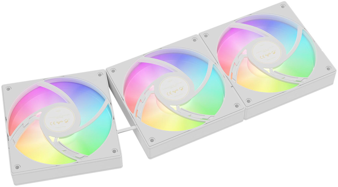 Open Box: GAMDIAS CHIONE E4 360mm V2 AIO CPU Cooler & ARGB Liquid Cooler with Digital Display, 2600 RPM Pump, Clean Cable Design, 3X 120mm PWM Fan with MOBO Sync, Intel LGA 1700/1200, AMD AM5/AM4 - White - Newegg.com - Open Box condition - Image 19