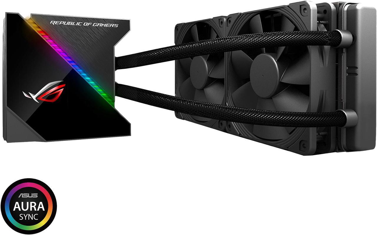 Main image of ASUS ROG Ryujin 240 RGB AIO Liquid CPU Cooler 240mm Radiator (Dual 120mm 4-pin Noctua iPPC PWM Fans) with LIVEDASH OLED Panel and FanXpert Controls LGA 1700 Compatible