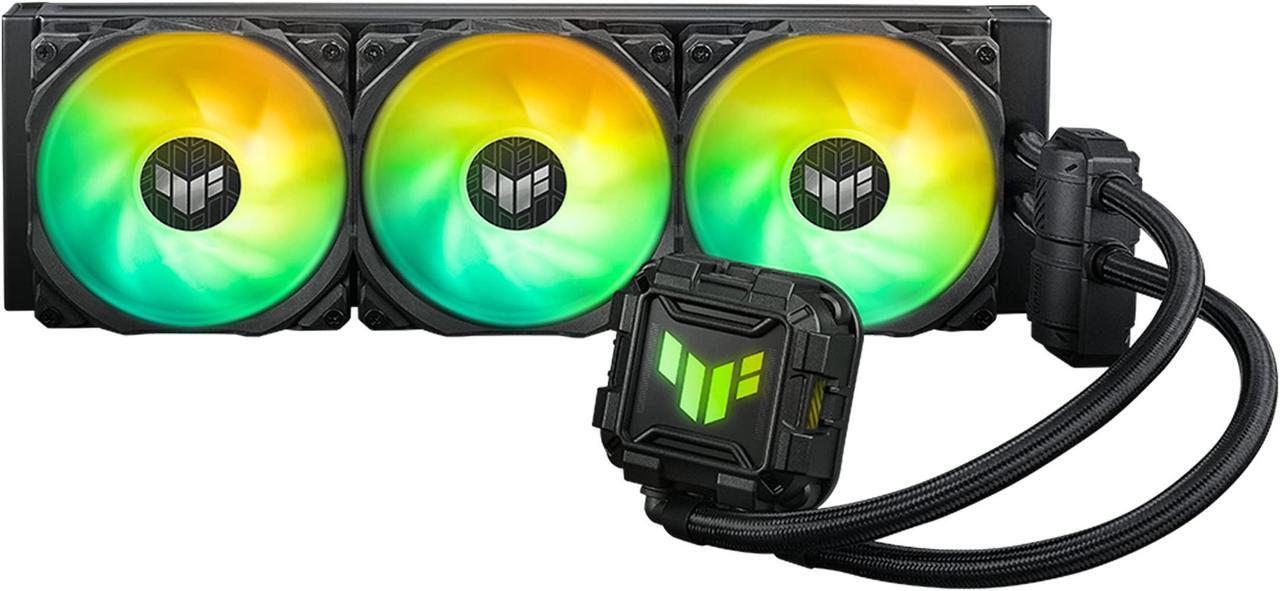 Main image of ASUS TUF Gaming LC II 360 ARGB All-in-One Liquid CPU Cooler with Aura Sync, 3x TUF Gaming 120mm ARGB Radiator Fans, Reinforced Tubing, Widely Compatible with Latest Intel & AMD CPUs