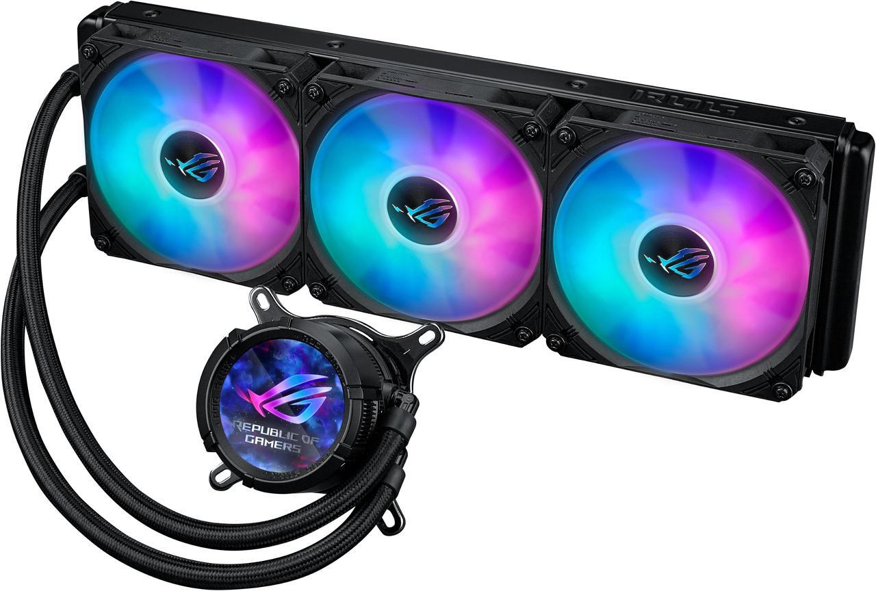 Alt view image 2 of 11 - ASUS 360 series ROG STRIX LC III 360 ARGB LCD (575) Liquid / Water Cooling