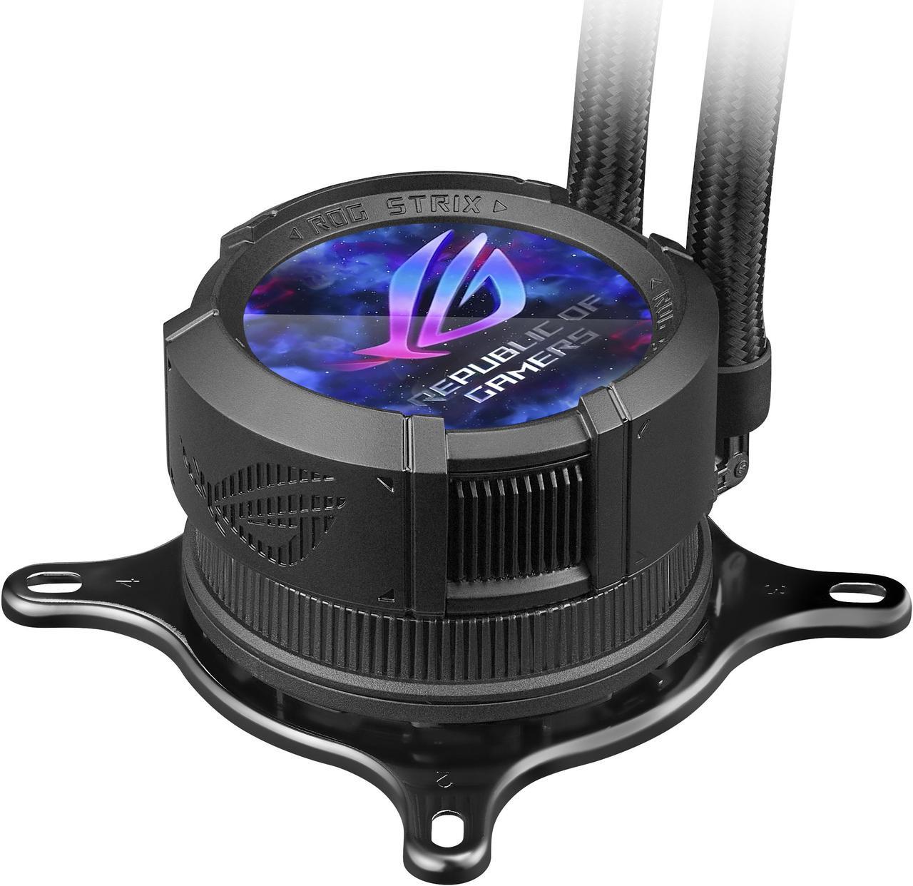 Alt view image 8 of 11 - ASUS 360 series ROG STRIX LC III 360 ARGB LCD (575) Liquid / Water Cooling