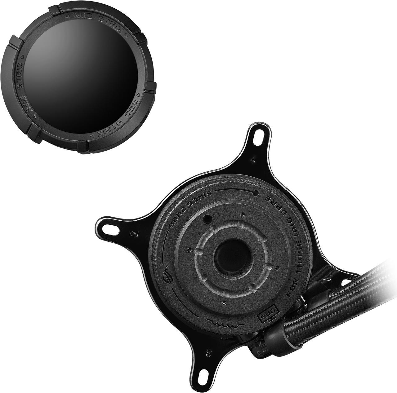 Alt view image 9 of 11 - ASUS 360 series ROG STRIX LC III 360 ARGB LCD (575) Liquid / Water Cooling