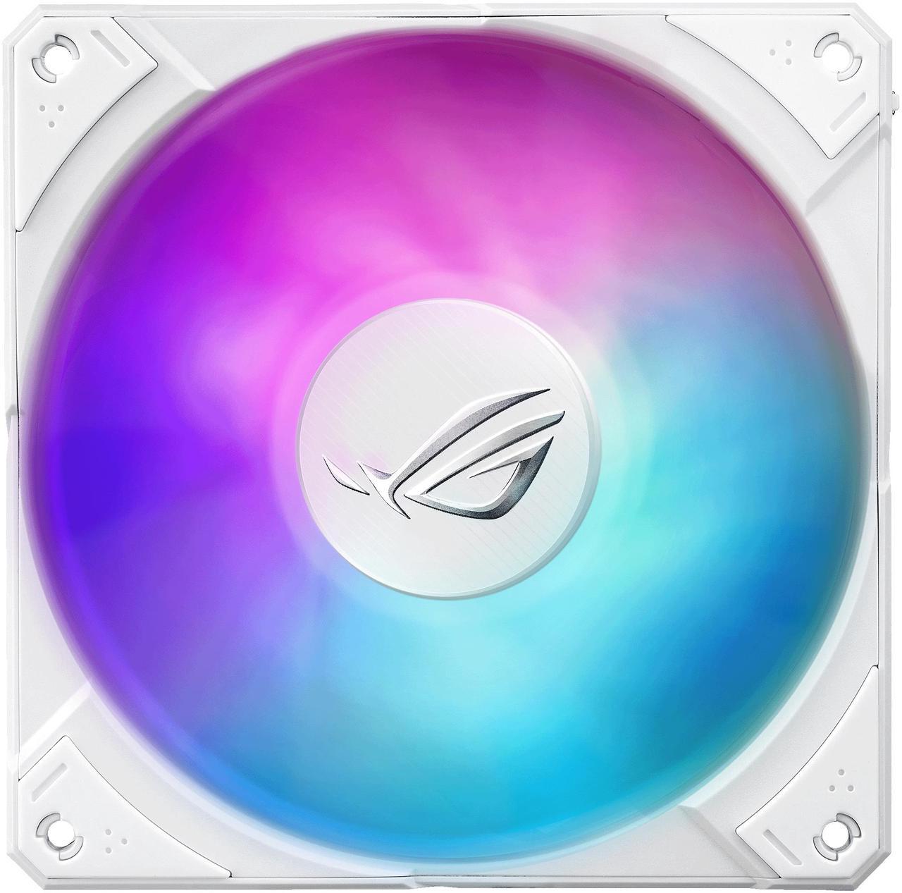 Alt view image 8 of 16 - ASUS ROG RYUYJIN III 360 ARGB EXTREME White Edition all-in-one AIO CPU liquid cooler, AMD Ryzen 9000 & Intel® Core™ Ultra Ready, Asetek Gen8 V2 pump; high airflow & static pressure magnetic fans; customizable 3.5" LCD