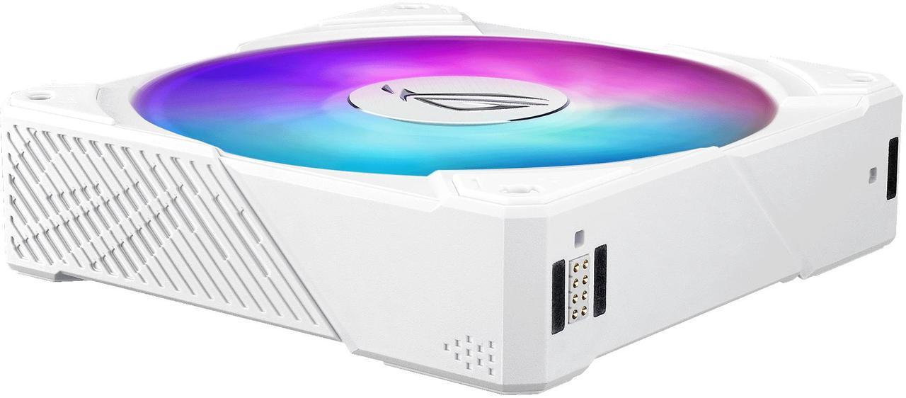 Alt view image 10 of 16 - ASUS ROG RYUYJIN III 360 ARGB EXTREME White Edition all-in-one AIO CPU liquid cooler, AMD Ryzen 9000 & Intel® Core™ Ultra Ready, Asetek Gen8 V2 pump; high airflow & static pressure magnetic fans; customizable 3.5" LCD