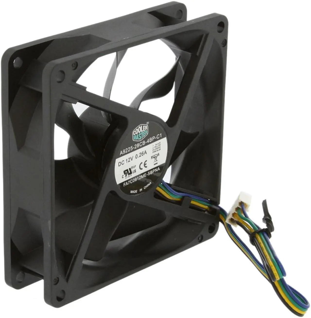 Alt view image 3 of 9 - Cooler Master Blade Master 92 - Sleeve Bearing 92mm PWM Cooling Fan for Computer Cases and CPU Coolers