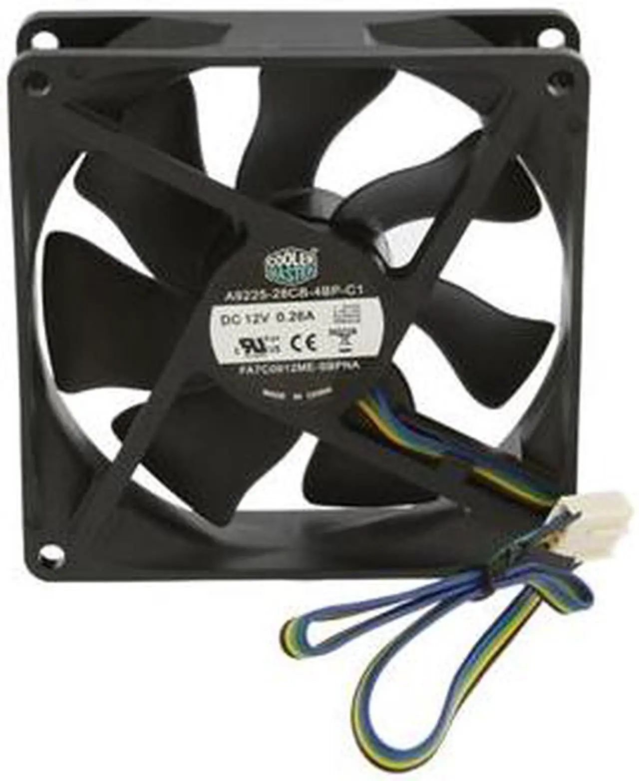 Alt view image 4 of 9 - Cooler Master Blade Master 92 - Sleeve Bearing 92mm PWM Cooling Fan for Computer Cases and CPU Coolers
