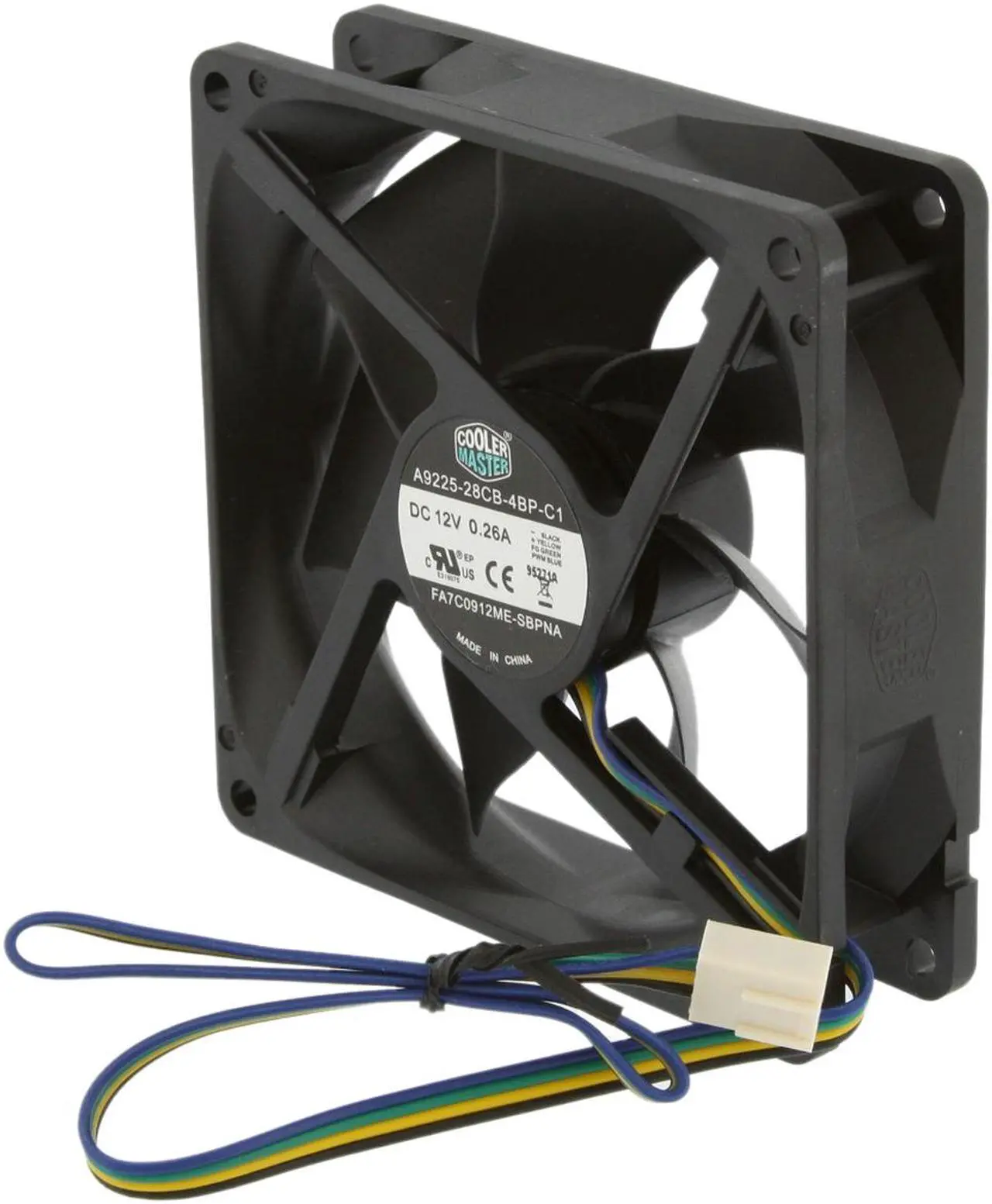 Alt view image 5 of 9 - Cooler Master Blade Master 92 - Sleeve Bearing 92mm PWM Cooling Fan for Computer Cases and CPU Coolers