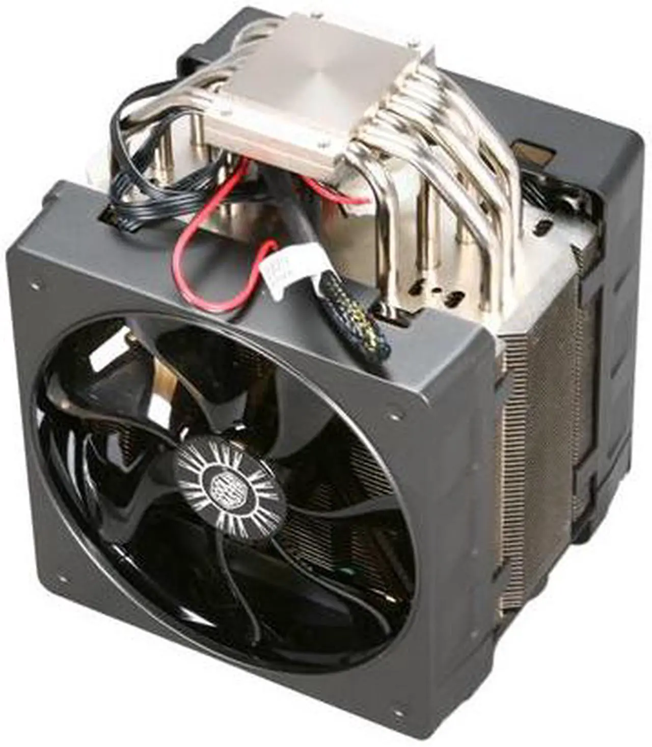 Alt view image 7 of 8 - Cooler Master V6 GT - CPU Cooler with Dual 120 mm PWM Fans and 6 Heatpipes