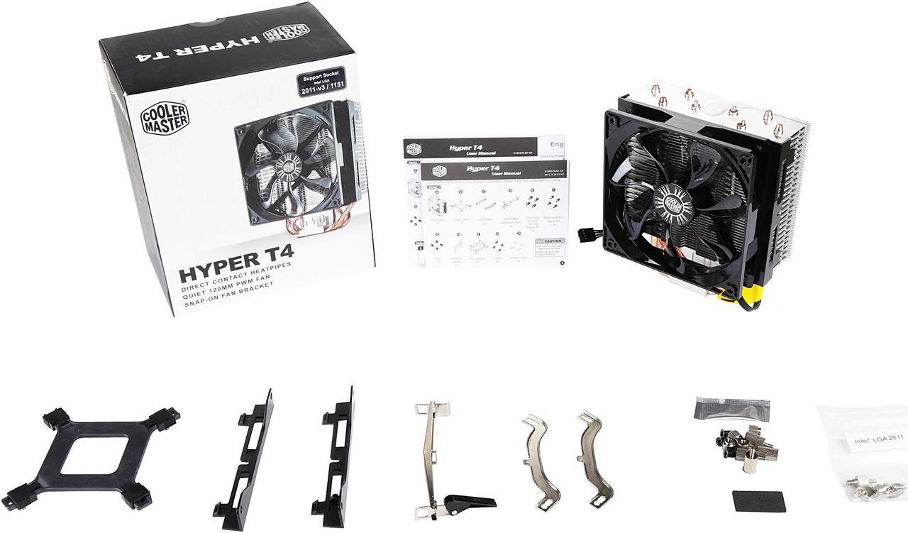 Alt view image 9 of 8 - COOLER MASTER RR-T4-18PK-R1 120mm Rifle CPU Cooler