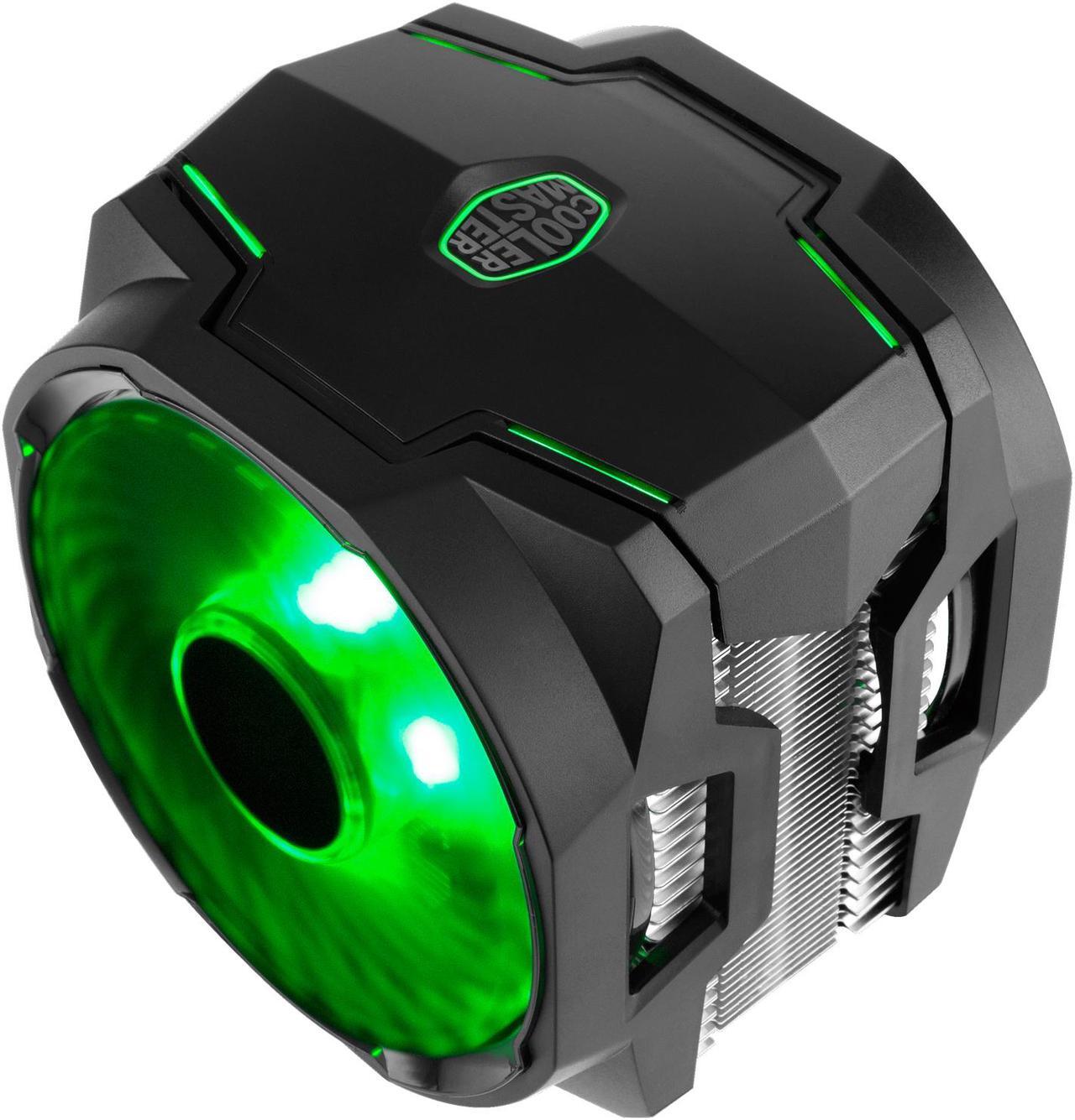 Alt view image 4 of 10 - Cooler Master MA610P RGB CPU Air Cooler, 6 CDC Heatpipes, Dual 120mm RGB MasterFan