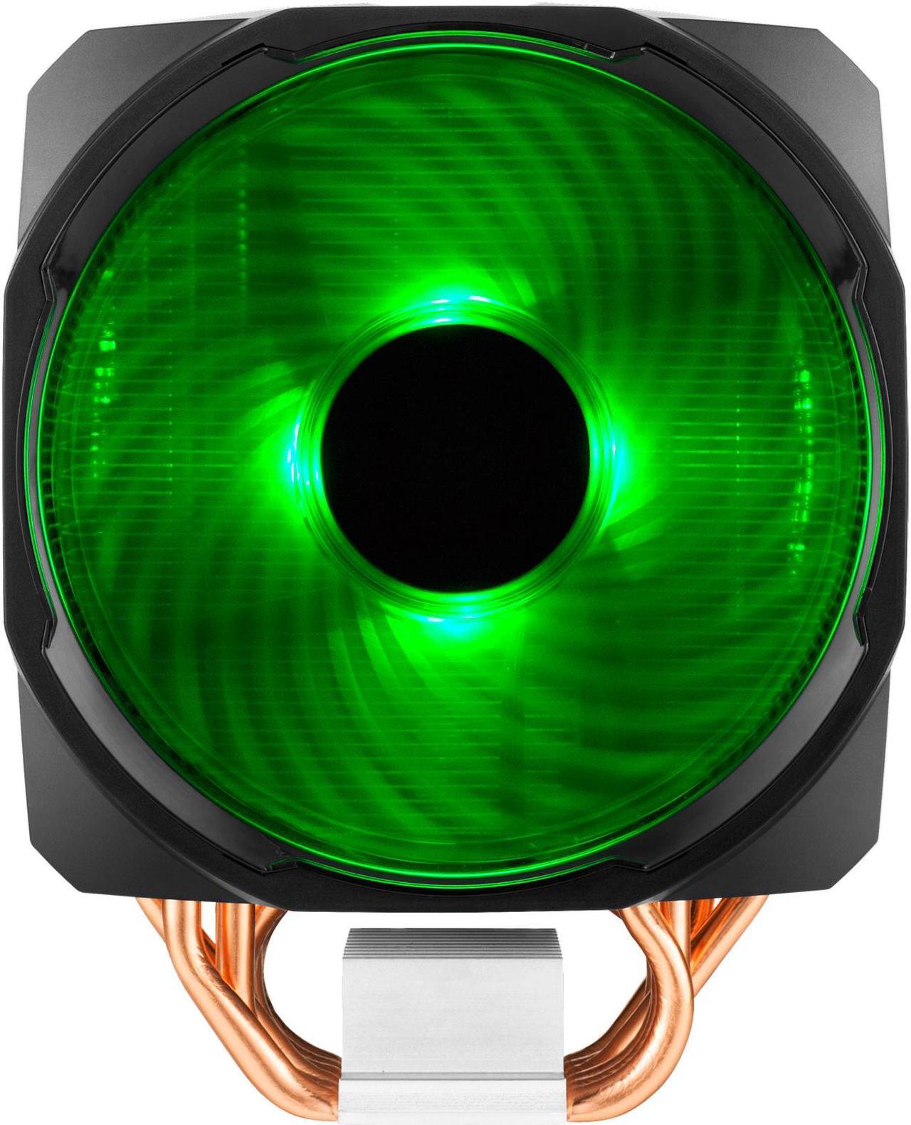 Alt view image 2 of 10 - Cooler Master MA610P RGB CPU Air Cooler, 6 CDC Heatpipes, Dual 120mm RGB MasterFan
