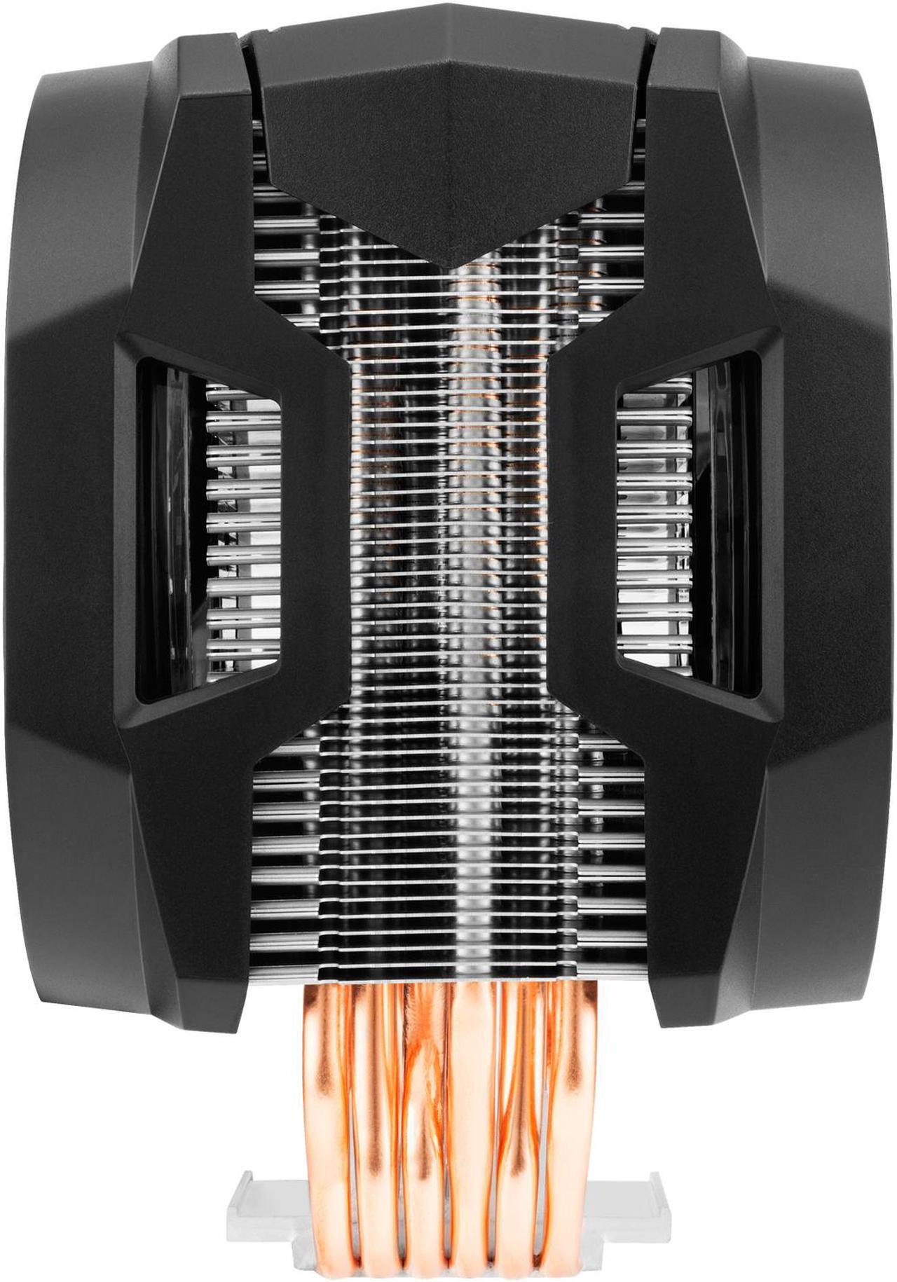 Alt view image 7 of 10 - Cooler Master MA610P RGB CPU Air Cooler, 6 CDC Heatpipes, Dual 120mm RGB MasterFan