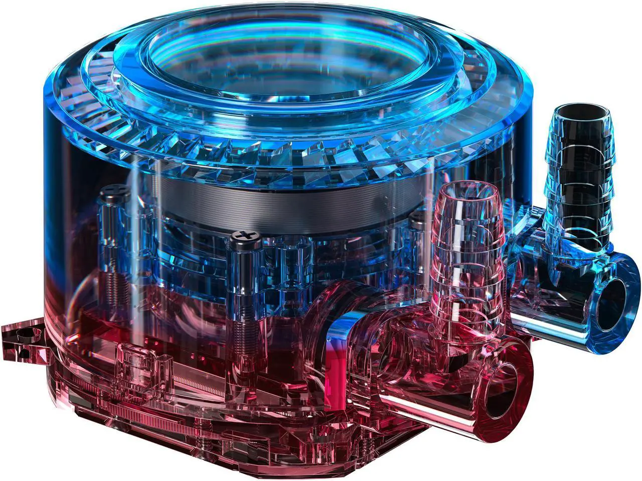 Alt view image 6 of 7 - Cooler Master MasterLiquid ML240R ARGB Close-Loop AIO CPU Liquid Cooler, 240 Radiator, Dual Chamber Pump, AddressableRGB Lighting, Dual MF120R Fans for AMD Ryzen/Intel LGA1200/1151 LGA 1700 Compatible