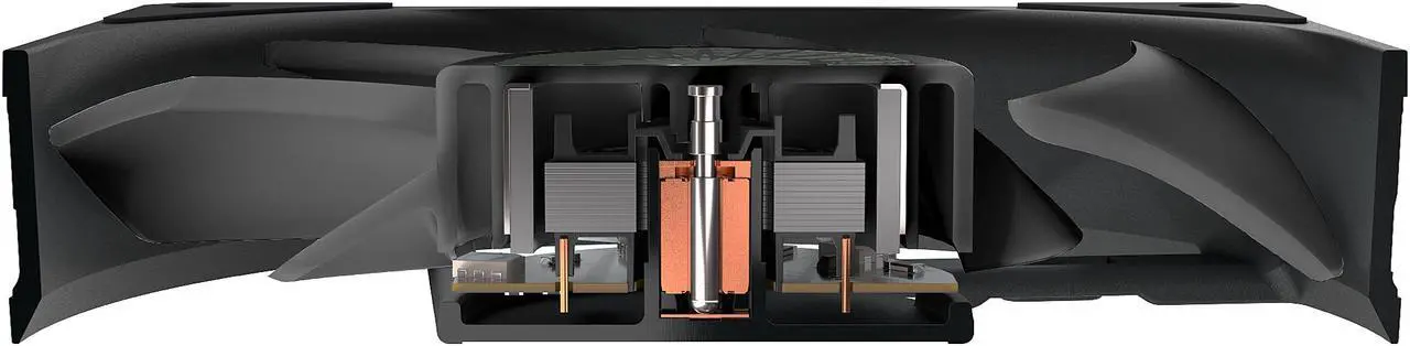 Alt view image 4 of 4 - Cooler Master SickleFlow 92 All-Black Square Frame Fan with  Air Balance Curve Blade Design, Sealed Bearing, PWM Control for Computer Case & Air Coolers