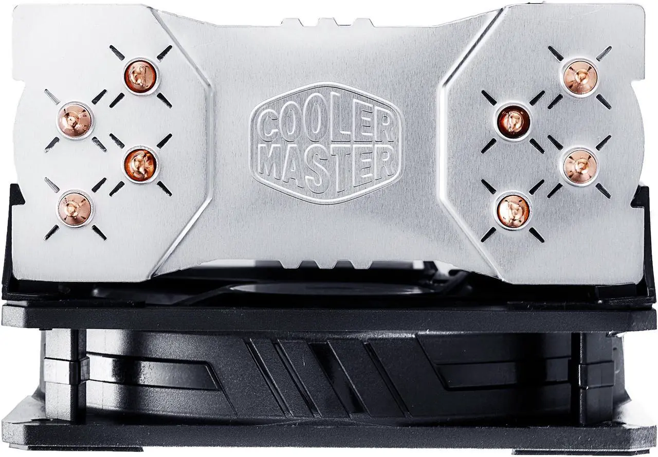 Alt view image 11 of 14 - Cooler Master Hyper 212 EVO V2 CPU Air Cooler with SickleFlow 120, PWM Fan, Direct Contact Technology, 4 copper Heat Pipes for AMD Ryzen/Intel LGA1200/1151 LGA 1700 Compatible
