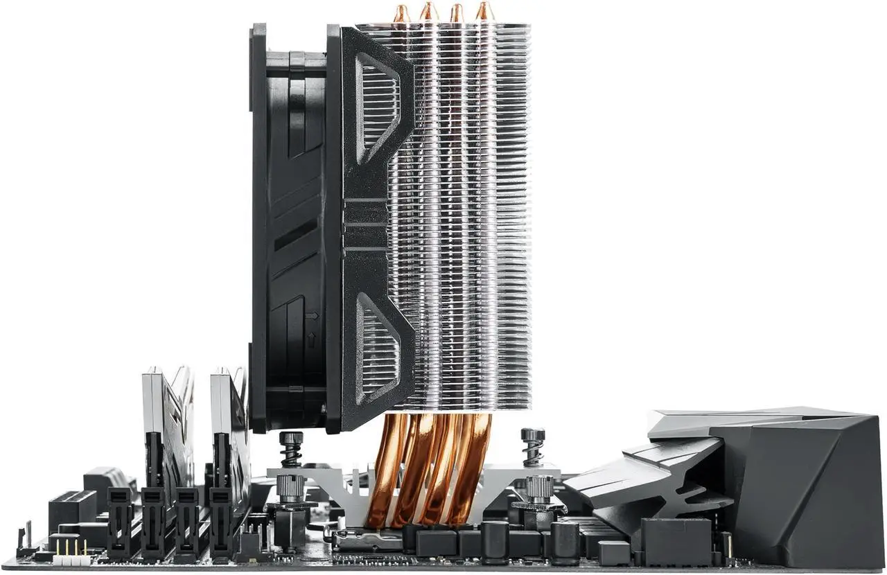 Alt view image 13 of 14 - Cooler Master Hyper 212 EVO V2 CPU Air Cooler with SickleFlow 120, PWM Fan, Direct Contact Technology, 4 copper Heat Pipes for AMD Ryzen/Intel LGA1200/1151 LGA 1700 Compatible