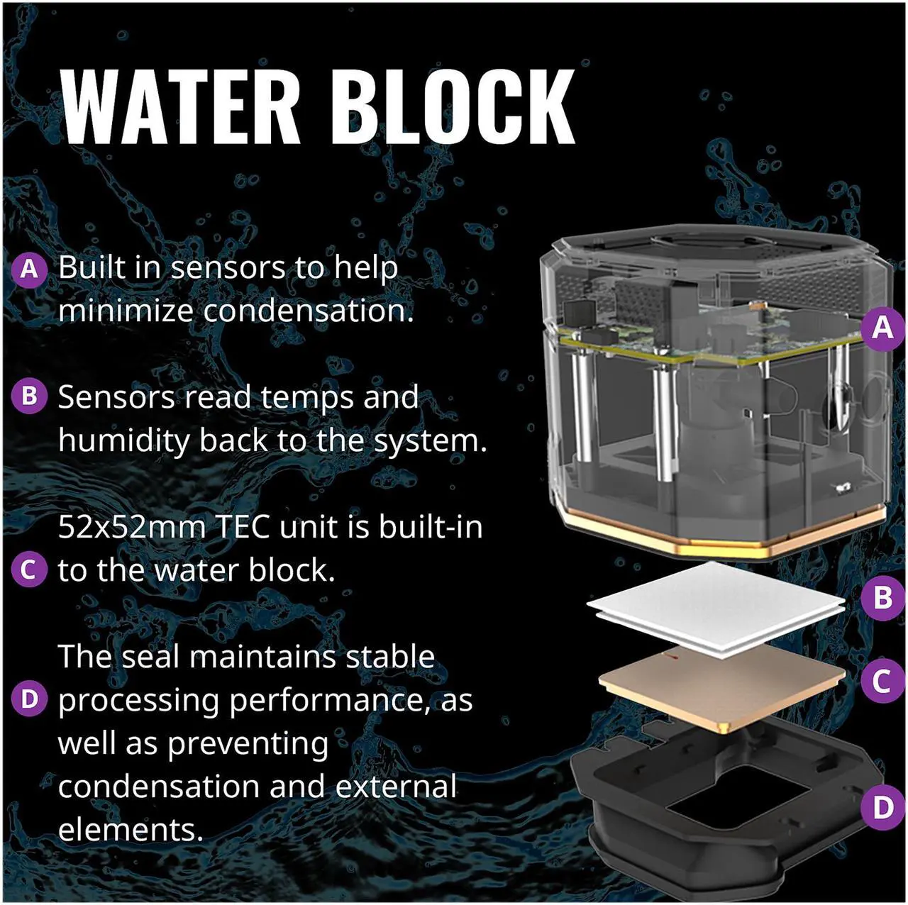 Alt view image 14 of 15 - CoolerMaster MasterLiquid ML360 SUB-ZERO, Thermoelectric Cooling (TEC) AIO CPU Liquid Cooler Powered by Intel Cryo Cooling Technology, 2nd Generation Pump, 360 Radiator for Intel LGA 1200