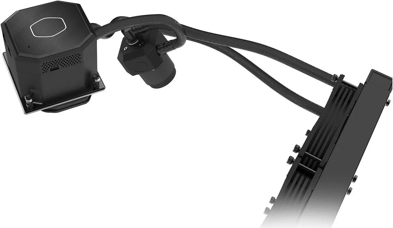 Alt view image 5 of 15 - CoolerMaster MasterLiquid ML360 SUB-ZERO, Thermoelectric Cooling (TEC) AIO CPU Liquid Cooler Powered by Intel Cryo Cooling Technology, 2nd Generation Pump, 360 Radiator for Intel LGA 1200