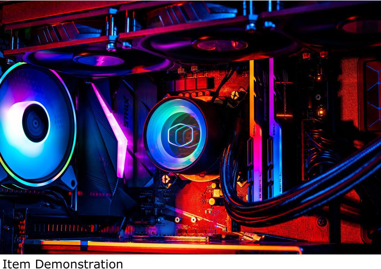 Alt view image 7 of 15 - MasterLiquid ML360 Mirror ARGB Close-Loop AIO CPU Liquid Cooler, Mirror ARGB Pump, 360 Radiator, Triple SickleFlow 120mm, 3rd Gen Dual Chamber Pump for AMD Ryzen/Intel 1200, 1151, LGA 1700 Compatible
