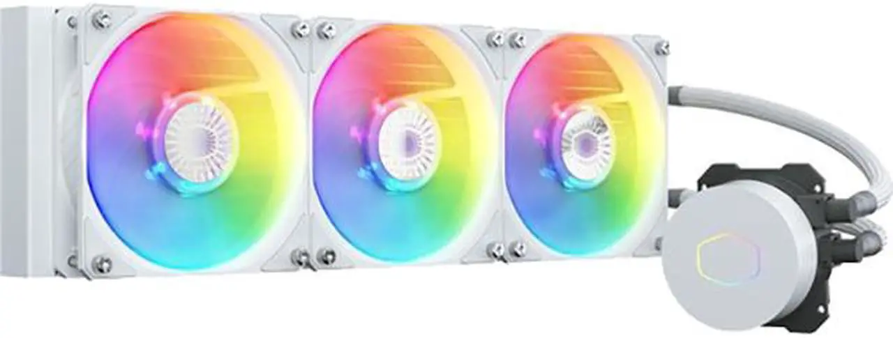 Main image of COOLER MASTER MLW-D36M-A18PW-RW Masterliquid ML360L ARGB White Edition V2 Liquid Water Cooler - Supports Intel LGA 1851/1700 and AMD AM5/AM4