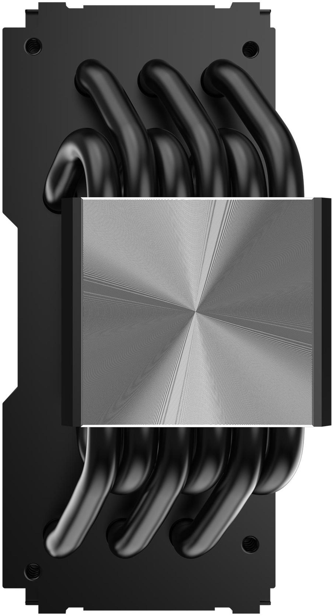 Alt view image 5 of 16 - Cooler Master Hyper 612 APEX CPU Air Cooler, Dual Mobius 120 PWM Fan, Superconductive Composite 6 Copper Heat Pipes, 159mm Tall, Sleek Top Cover, AMD Ryzen AM5|AM4, Intel LGA 1851|1700 Brackets
