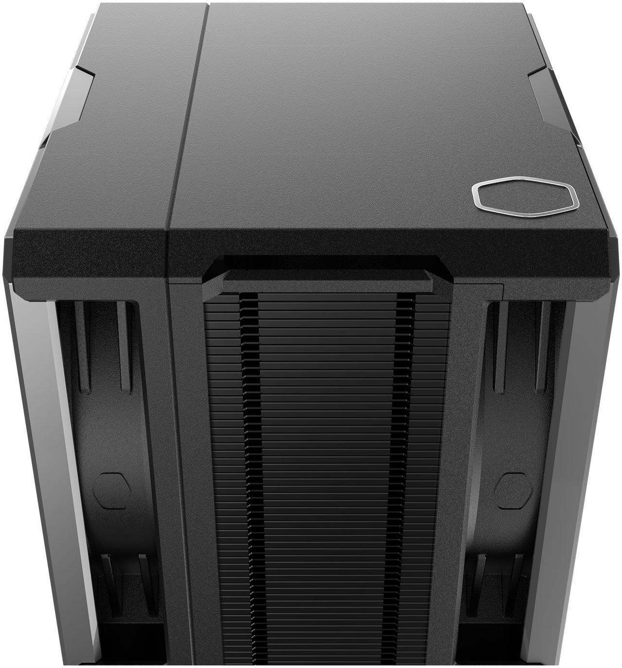 Alt view image 3 of 16 - Cooler Master Hyper 612 APEX CPU Air Cooler, Dual Mobius 120 PWM Fan, Superconductive Composite 6 Copper Heat Pipes, 159mm Tall, Sleek Top Cover, AMD Ryzen AM5|AM4, Intel LGA 1851|1700 Brackets