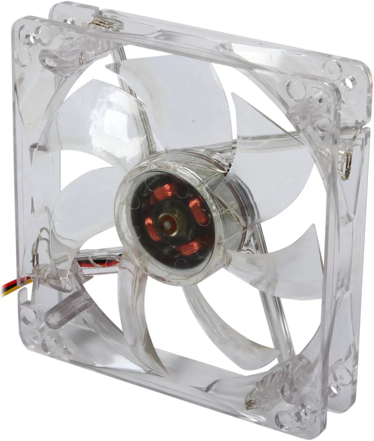 Alt view image 2 of 5 - Link Depot FAN-4LED-120GN 120mm Green LED Case Cooling Fan