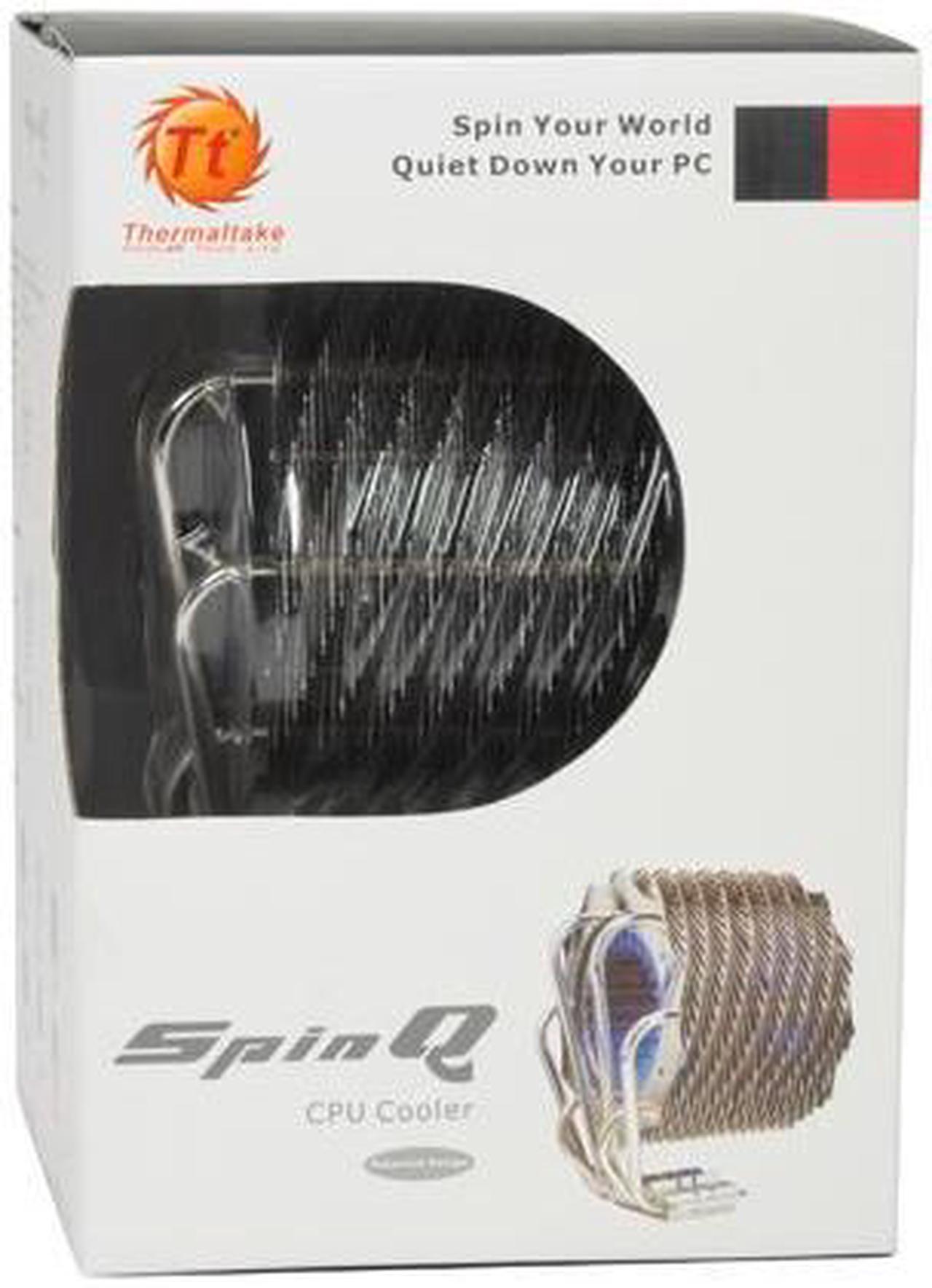 Alt view image 10 of 10 - Thermaltake SpinQ Performance Series cooler with ultra-lightweight aluminum and six heatpipes CL-P0466 CPU Cooler