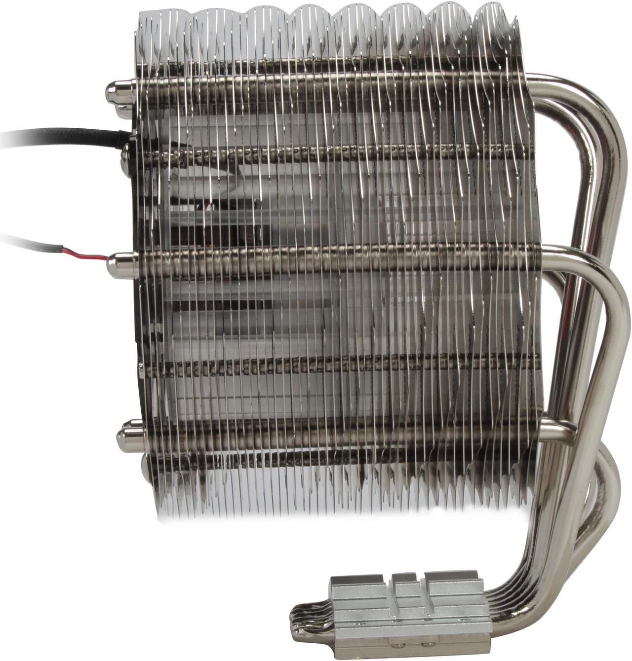 Alt view image 3 of 10 - Thermaltake SpinQ Performance Series cooler with ultra-lightweight aluminum and six heatpipes CL-P0466 CPU Cooler
