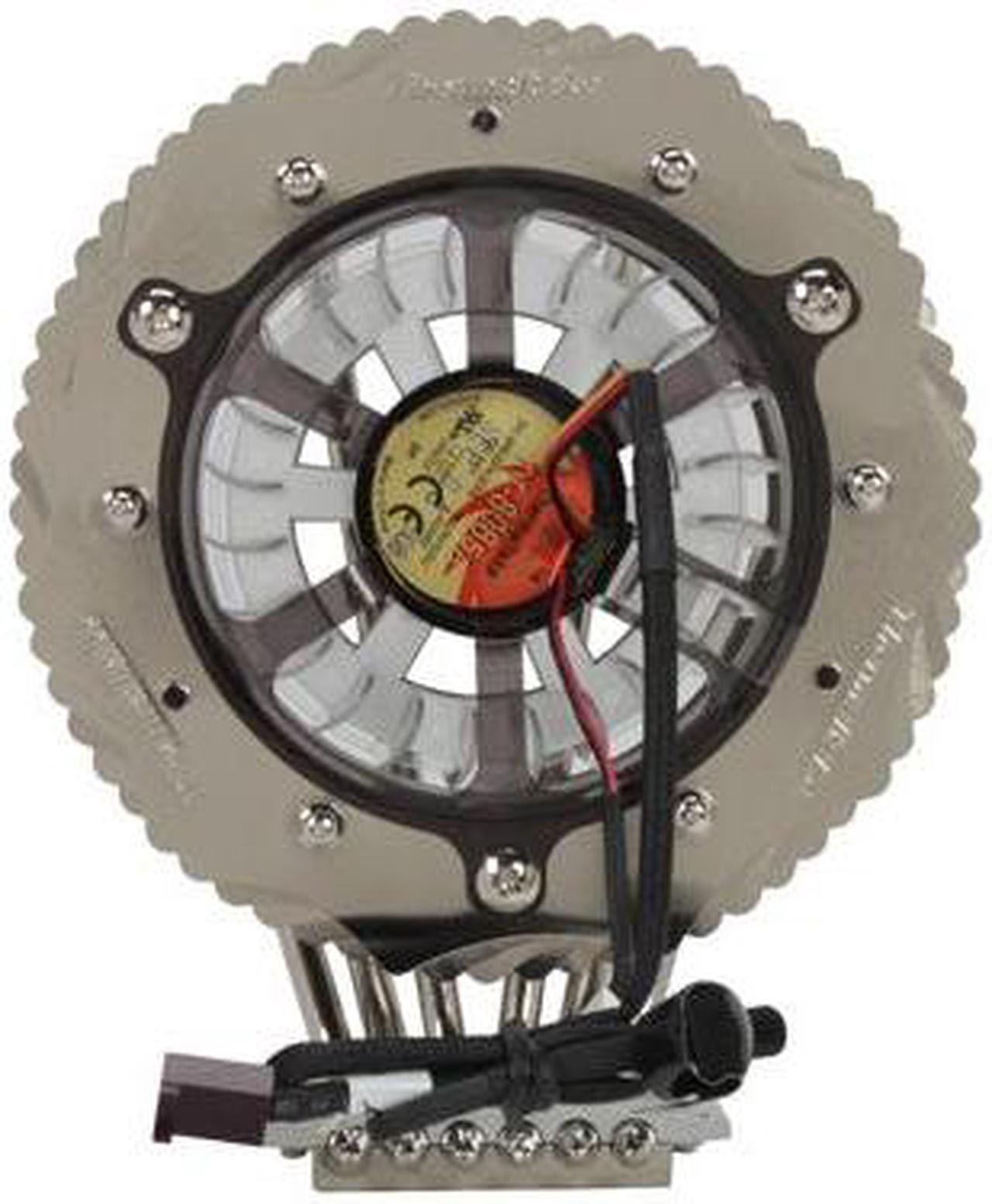 Alt view image 6 of 10 - Thermaltake SpinQ Performance Series cooler with ultra-lightweight aluminum and six heatpipes CL-P0466 CPU Cooler