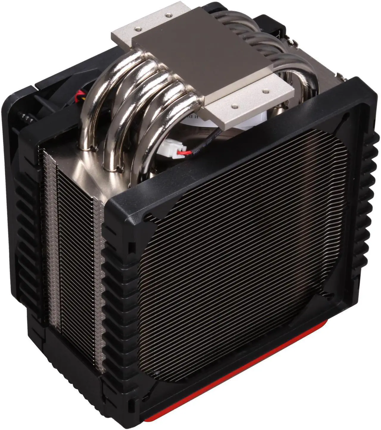Alt view image 3 of 6 - Thermaltake Frio Overclocking-Ready Intel Core i7 (6-core ready) & i5 Compatible Five 8mm Heatpipes Dual 120mm Fans Intel & AMD Universal CPU Cooler CLP0564