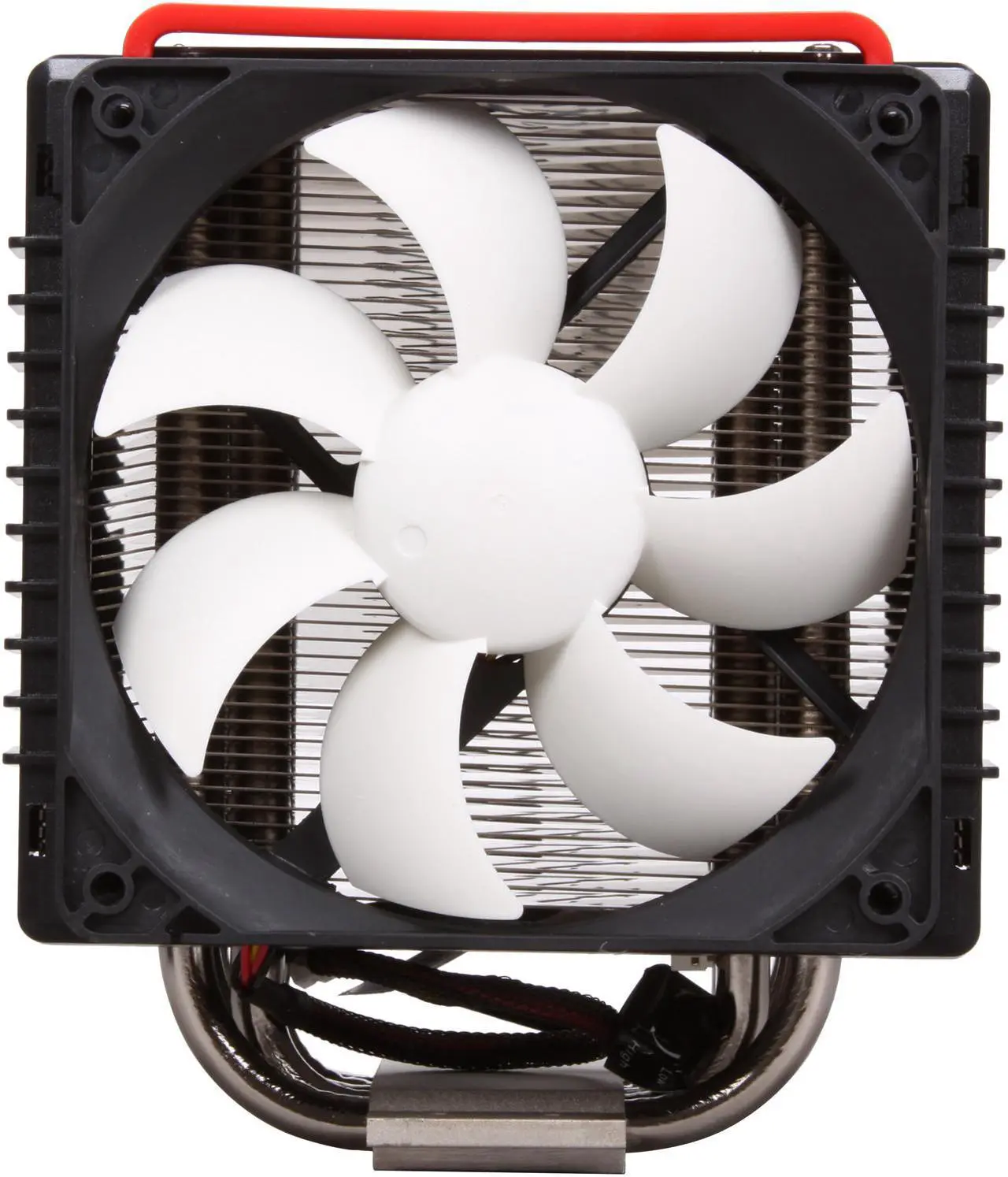 Alt view image 4 of 6 - Thermaltake Frio Overclocking-Ready Intel Core i7 (6-core ready) & i5 Compatible Five 8mm Heatpipes Dual 120mm Fans Intel & AMD Universal CPU Cooler CLP0564