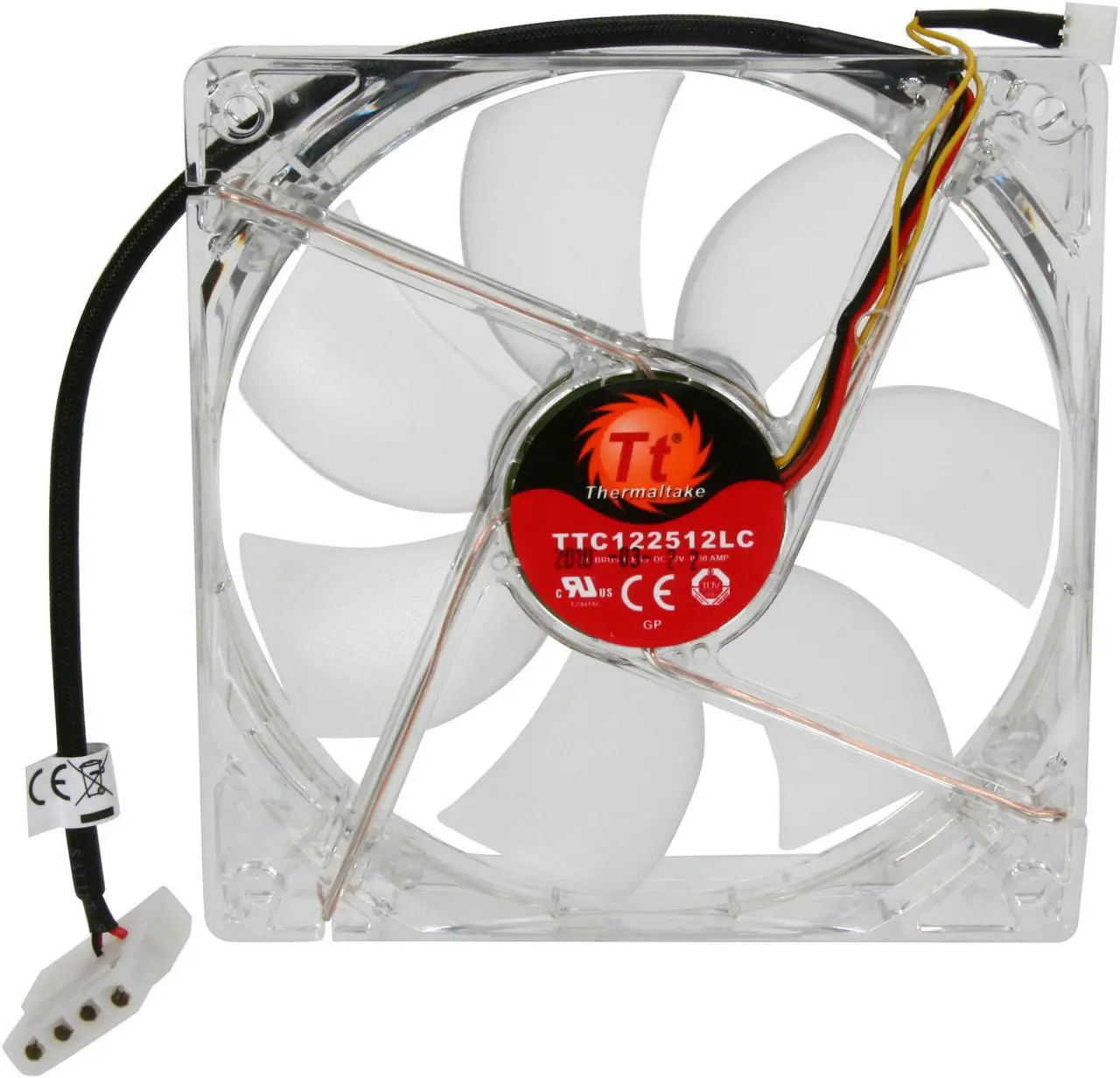 Alt view image 4 of 4 - Thermaltake AF0026 Smart Blue LED 120mm Fan with Speed control knob