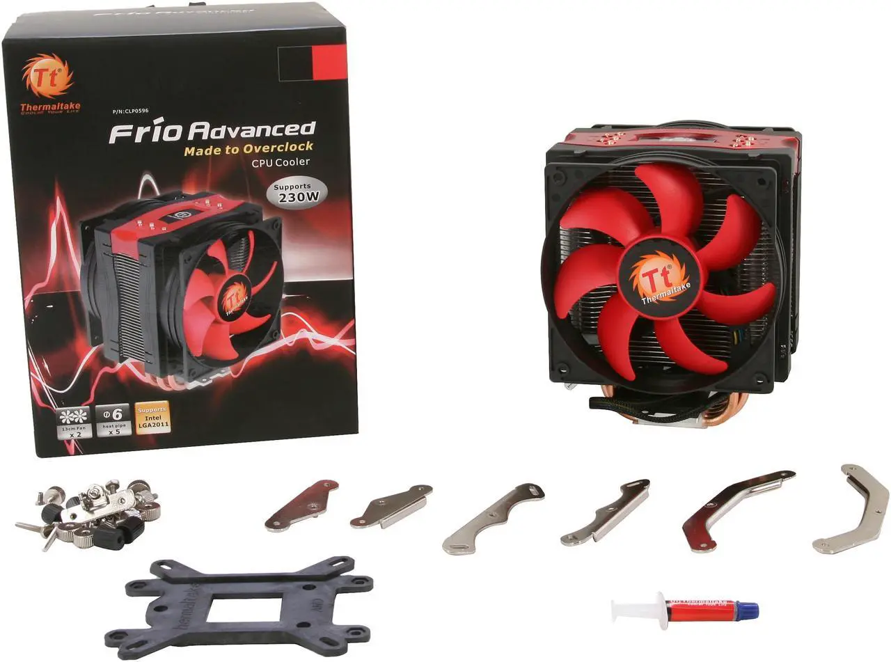 Alt view image 6 of 6 - Thermaltake CLP0596 130mm Frio Advanced CPU Cooler