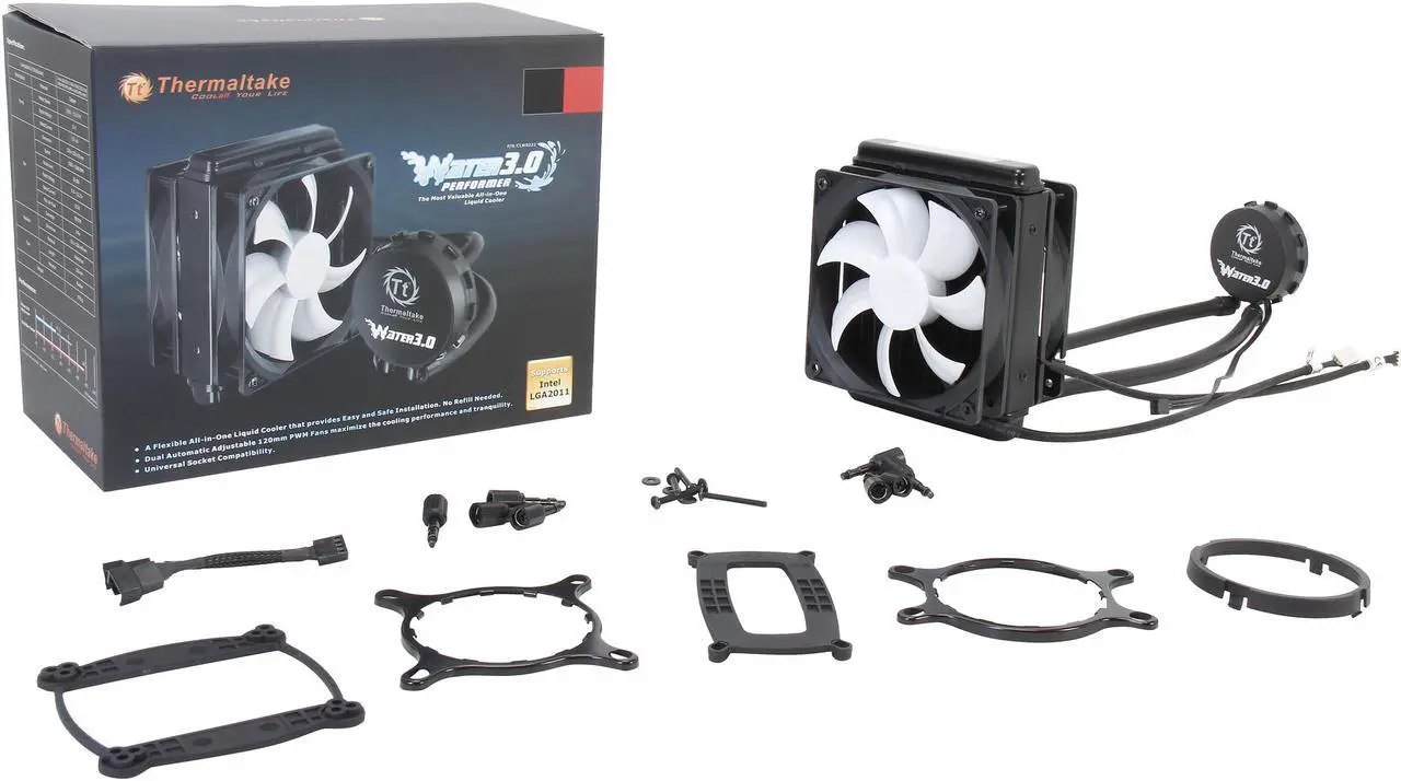 Alt view image 5 of 5 - Thermaltake Water 3.0 Performer (CLW0222) Water/Liquid CPU Cooler 120MM