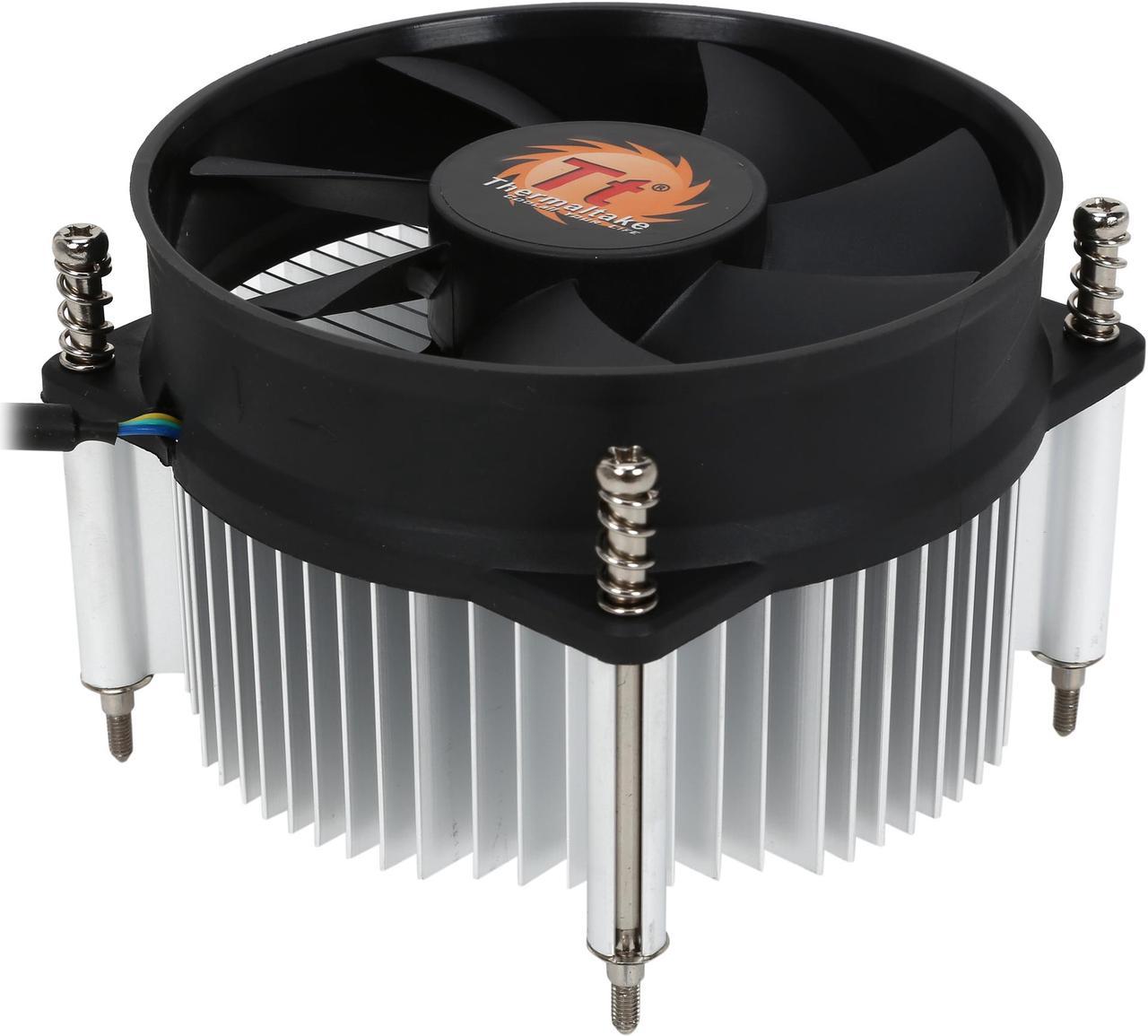 Thermaltake Gravity i2 95W 7-Bladed 92mm 4-Pins PWM Aluminum Extrusion CPU Cooling Fan for Intel Core i7/i5/i3 CLP0556-B