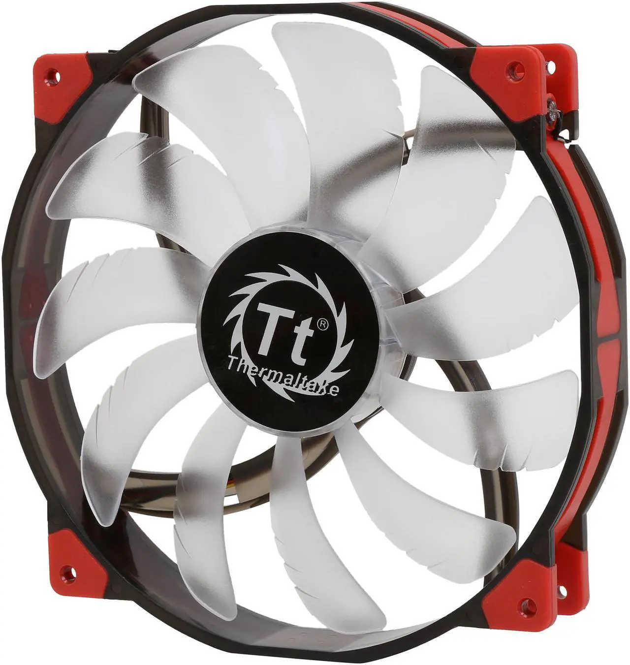 Alt view image 2 of 5 - Thermaltake CL-F025-PL20RE-A 200 mm Luna 20 Series RED LED High Airflow Case Fan