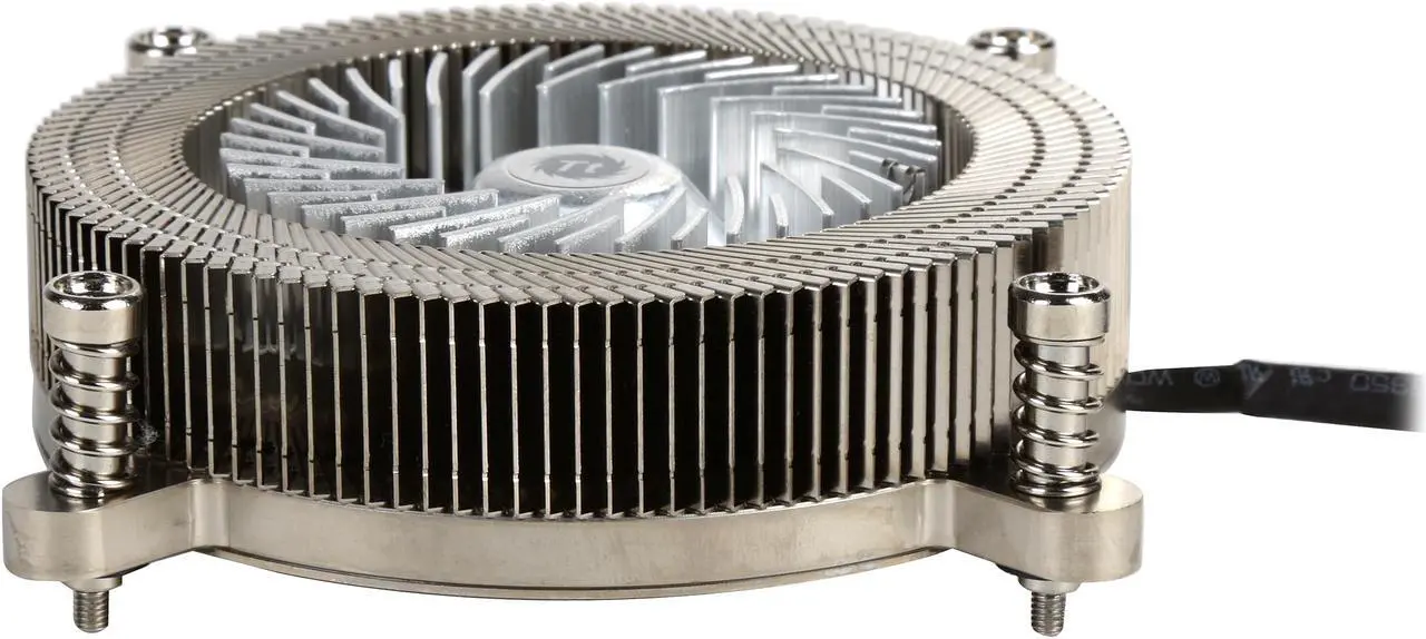 Alt view image 4 of 6 - Thermaltake Engine 27 1U Low-Profile 70W Intel 60mm Low Noise PWM Fan Forty Fan Blade CPU Cooler CL-P032-CA06SL-A