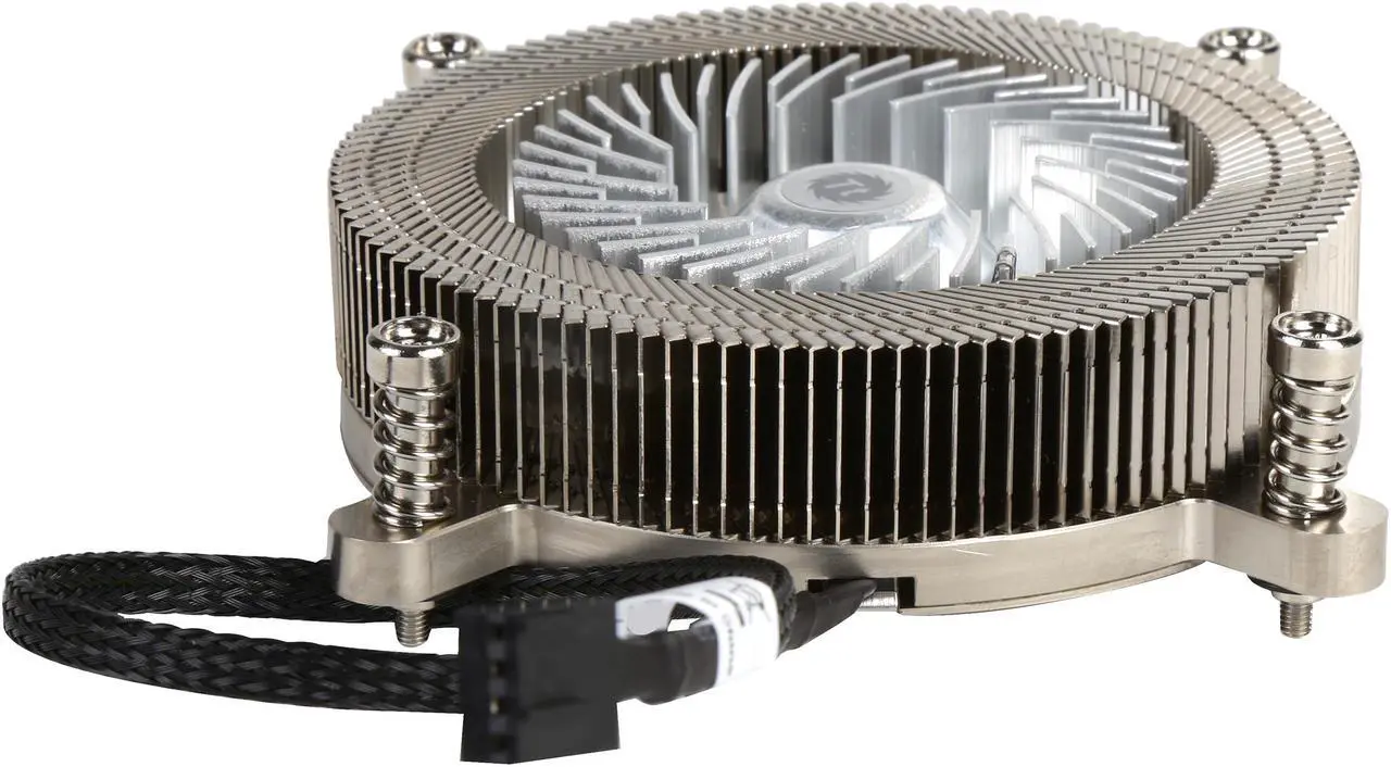 Alt view image 5 of 6 - Thermaltake Engine 27 1U Low-Profile 70W Intel 60mm Low Noise PWM Fan Forty Fan Blade CPU Cooler CL-P032-CA06SL-A
