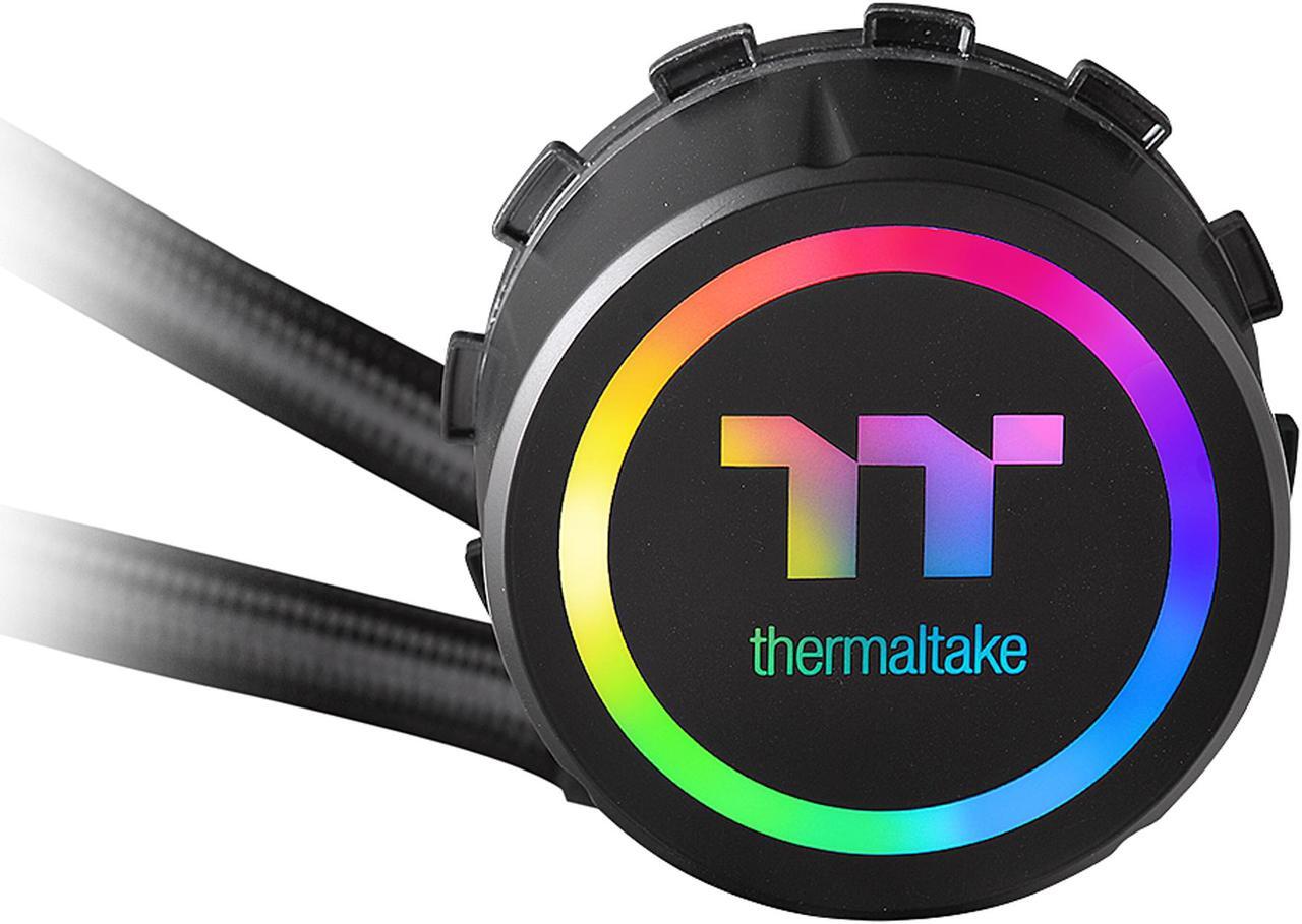 Alt view image 3 of 10 - Thermaltake Floe AIO Triple Riing RGB 360 TT Premium Edition PWM AM4 LGA2066 Ready Liquid Cooling System, CL-W158-PL12SW-A LGA 1700 Compatible