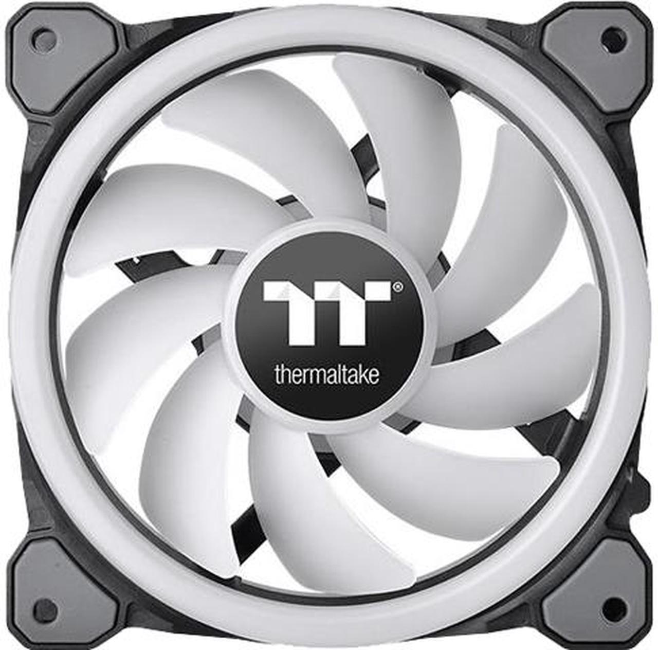 Thermaltake Riing Trio 14 LED RGB Radiator Fan TT Premium Edition (3-Fan Pack) CL-F077-PL14SW-A 140mm RGB LED Case Fan