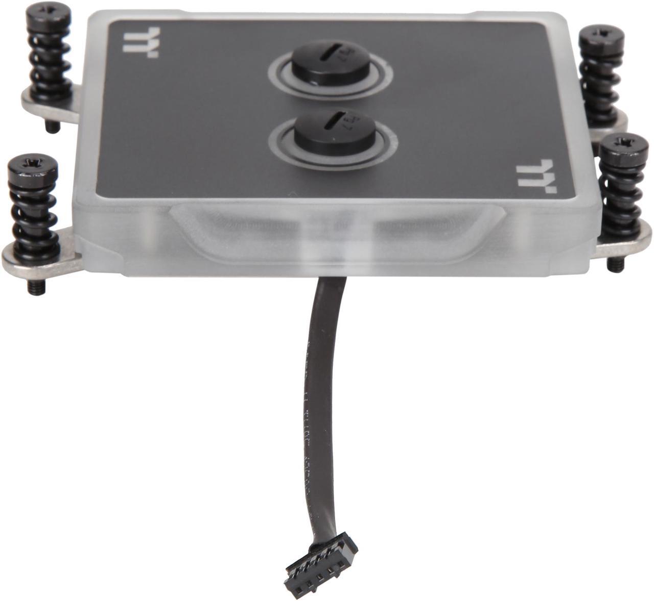 Alt view image 6 of 6 - Thermaltake W6, RBG Software Enabled (TT RGB Plus/Alexa/Razer Chroma), AMD Ryzen Threadripper TR4 Full Coverage, Built-in Temp Sensor CPU Water Block CL-W225-CU00SW-A
