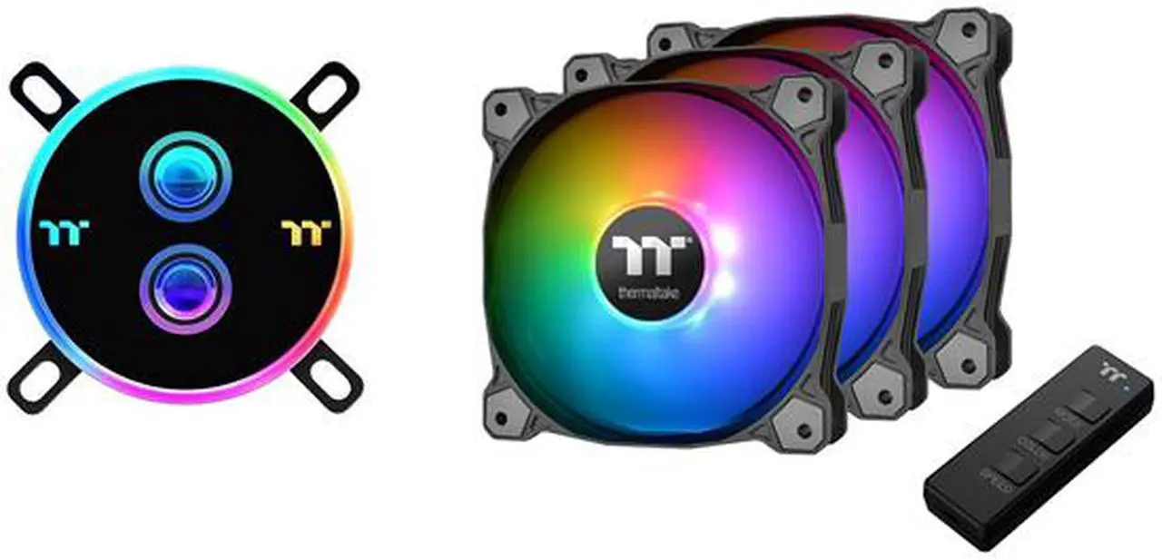 Alt view image 2 of 5 - Thermaltake C360, DDC Res/Pump, 5V Motherboard Sync ARGB, Copper Radiator, PETG Hard Tube, Water Cooling Kit CL-W243-CU12SW-A, LGA 1700 Compatible
