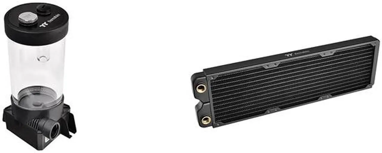 Alt view image 3 of 5 - Thermaltake C360, DDC Res/Pump, 5V Motherboard Sync ARGB, Copper Radiator, PETG Hard Tube, Water Cooling Kit CL-W243-CU12SW-A, LGA 1700 Compatible
